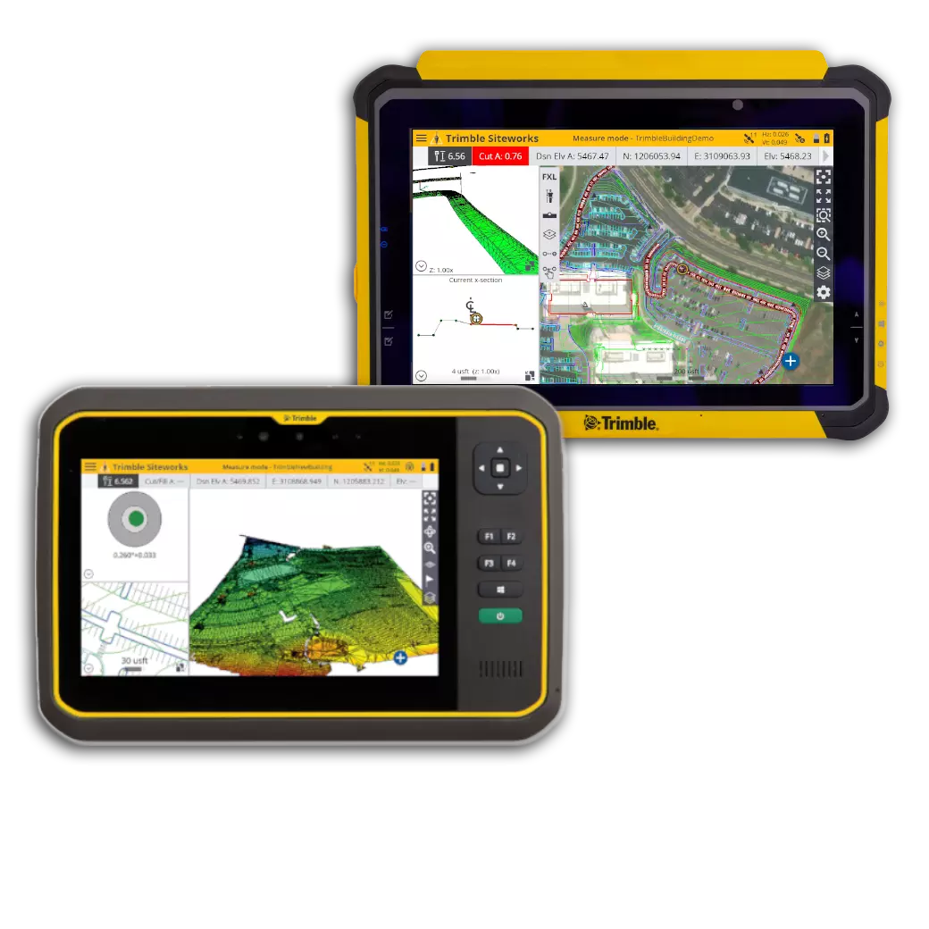 Trimble T7 and T110 tablets